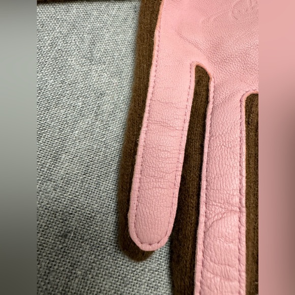 Vivienne Westwood gloves pink real leather Japan Exclusive - Picture 10 of 16